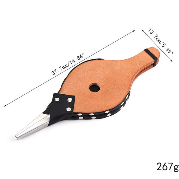 Pejseblæser, Grillblæser, Træfyret Luftblæser, Ildblæser til Pejs, Blæser til Kulpejs, Bål, 37,7x13,7cm