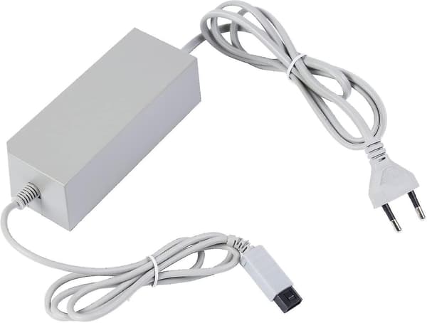 Erstatningsstrømadapter for Nintendo Wii, 220v, AC-adapter