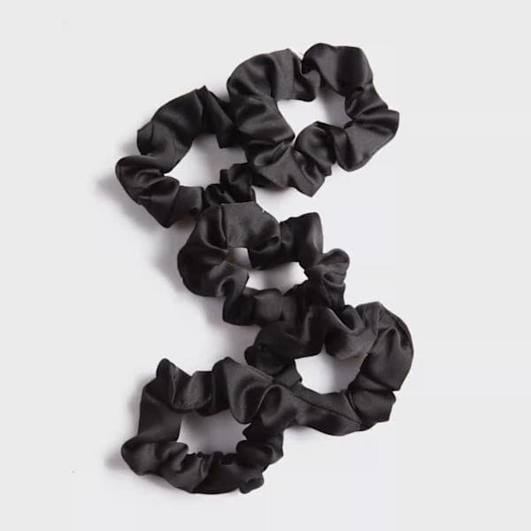 Satin scrunchies, blødere end silke, hår scrunchies til forebyggelse af krus