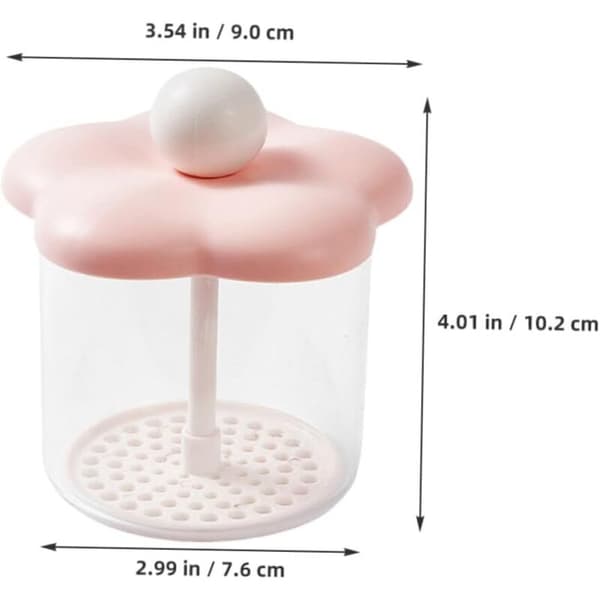 Bærbar 2-pak skummende pumpedispenser til shampoo, rejsevenlig, pink, 10,29 cm