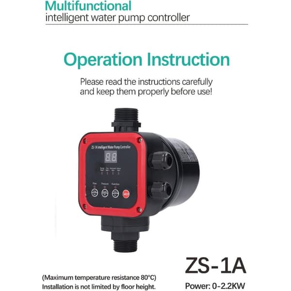 220V Smart Pump Controller – 5 prestandalägen – Anti-blockeringssäkerhet – Teknisk plastmaterial