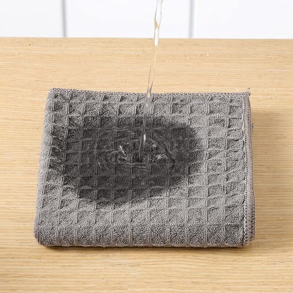 Ultra Premium Mikrofiber Kökshanddukar - Hand/Disk - Våffelväv (Grå, 30x30 cm)