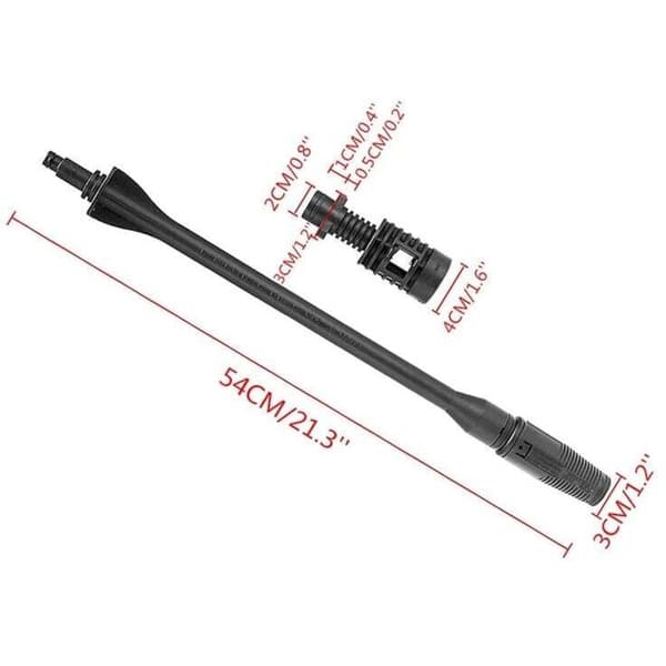 Vario Power spolrör för Kärcher K2 K3 K4 K5 K6 K7. Tillbehör till högtryckstvätt. Justerbart och utdragbart spolmunstycke.