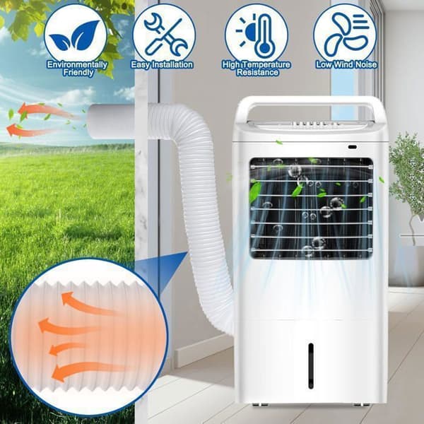 Bärbar luftkonditioneringsslang, flexibel PVC-luftutblåsslang, universell ventilationsrör (15 cm diameter * 3 m längd)