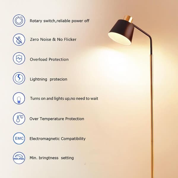 Lysdæmper til glødelamper og dæmpbare LED-lamper, lysdæmper til LED-lamper, lysdæmper til gulvlamper, lysdæmper til LED-lamper