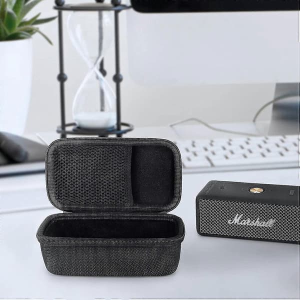 Etui til Marshall Emberton Bluetooth-højtaler, hård organizer, bærbar rejsetaske til opbevaring (sort)