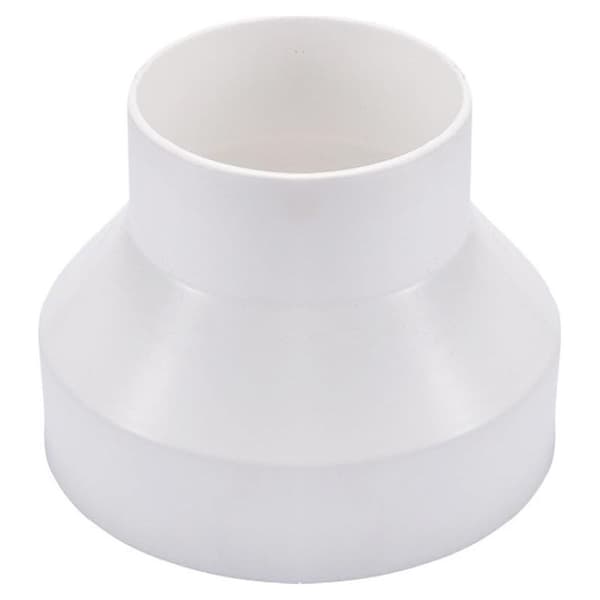 Kanaladapter, kanalreduktionsadapter til udsugningsventilator til ventilationskanal (200 mm til 150 mm)