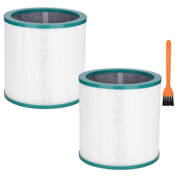 2-pak erstatnings TP02 luftrenserfilter til Pure Cool Link modeller TP01, TP02, TP03, BP01, AM11