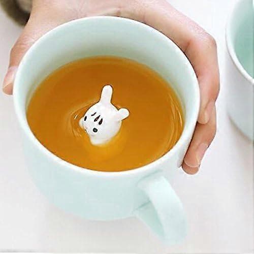 Kaffe Melk Te Keramiske Krus - 3D Dyr Morgenkopp Beste Gave til Morgen Drikke, og Bursdager, for Jenter Kvinner Gutter