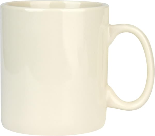 Extra stor keramisk kaffemugg med handtag för kontor och hem