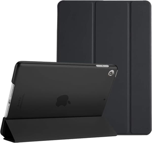 iPad 9:e/8:e/7:e generationens 10,2 tums fodral 2021 2020 2019, smalt lätt skyddsfodral Smart Cover - Svart