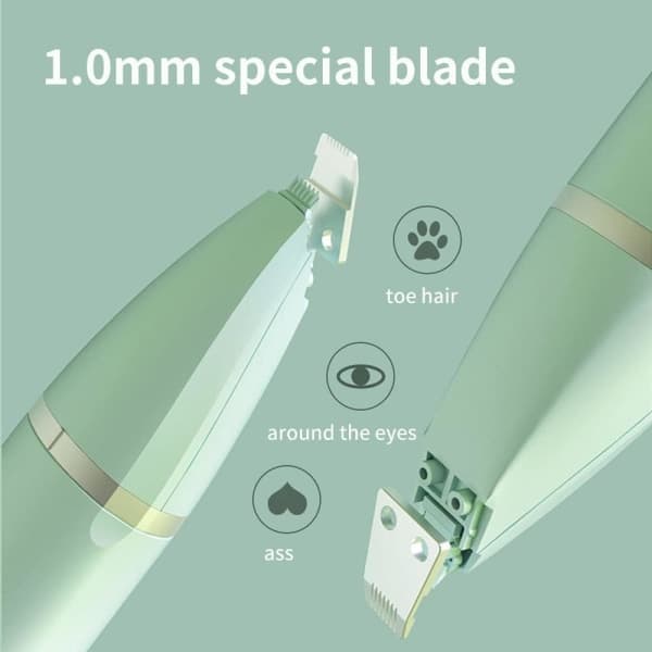 Hunde Kat Hårklipper 4 i 1 Genopladelig Stille Elektrisk