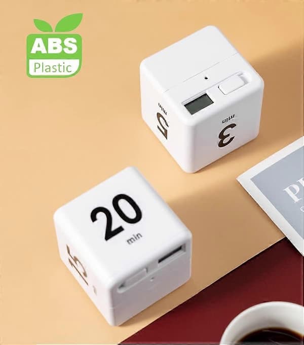 Cube Timer, Time Cube Timer til ADHD Produktivitet Øvelse Flip Timer Klasseværelse Læringstid Nedtælling