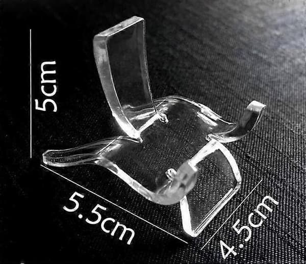 20 Stycken Akryl Displayställ, Sten Displayställ Små Samlarobjekt Displayhållare Kristall Displayställ Klar Plast Display