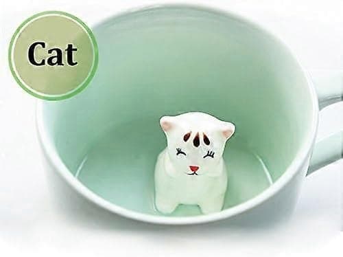 Kaffe Melk Te Keramikk Krus - 3D Dyre Morgenkopp Beste Gave til Morgen drinker, og Bursdager, for Jenter Kvinner Gutter