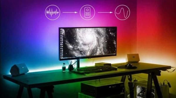 2M IP65 LED Strip RGB SMD5050 - TV - Computer - Bil - USB Multicolor 1 stk