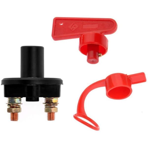 Pakke med afbryder til bilbatteri, nødstrømafbryder, 12V/24V