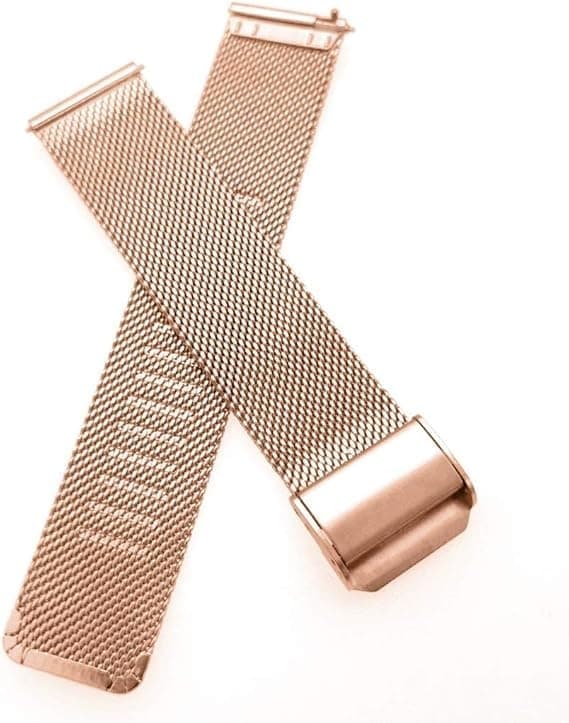 Urrem til Garmin Venu 2 Plus/Venu Sq/Vivoactive 5/Vivomove 3, rustfrit stål metalnet 20 mm quick release armbånd