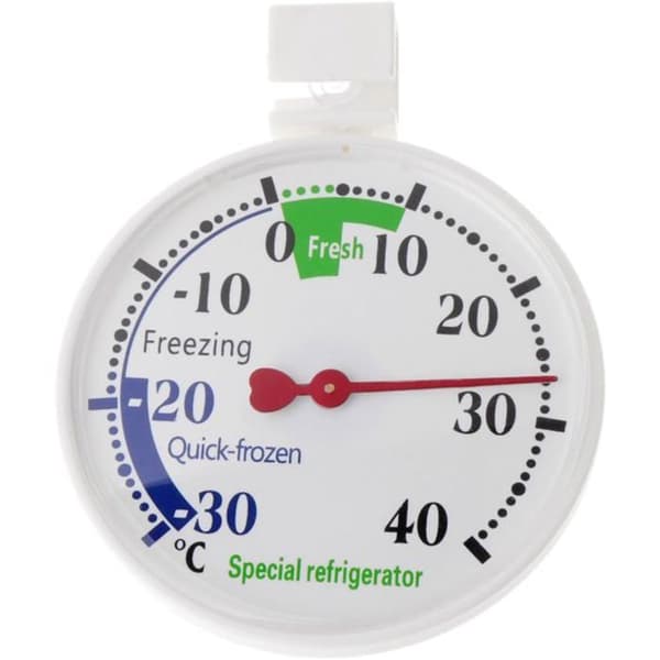 Køleskab/fryser termometer - Område -40°C til 30°C - Nøjagtighed ±1°C