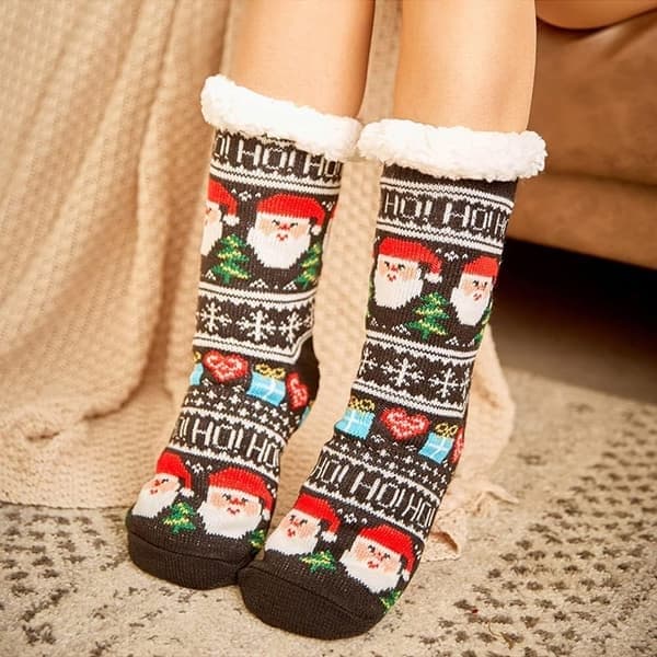 Julklappsstrumpor, halkfria strumpor för kvinnor, varma strumpor för extrem kyla, flickvän mamma och dotter