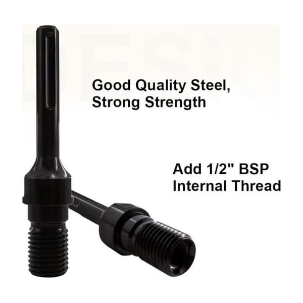 SDS MAX-adapter för 1 1/4\" UNC diamantkärnborr, adapter för 190 mm kärnborr