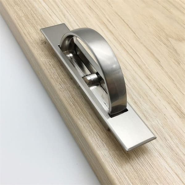 Tatami innfelt håndtak - Sinklegering - Børstet finish - Usynlig og holdbart