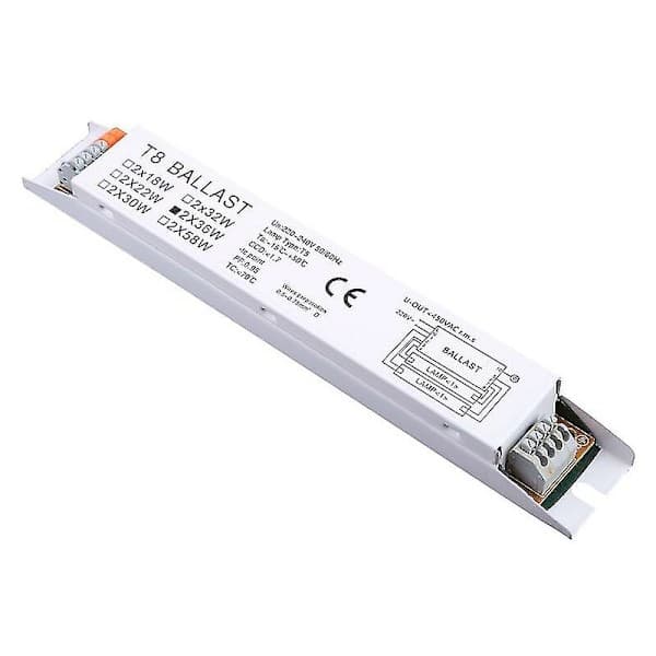 220-240v AC 2x36w Bredspennings T8 Elektronisk Forkobling Lysrør Forkoblinger