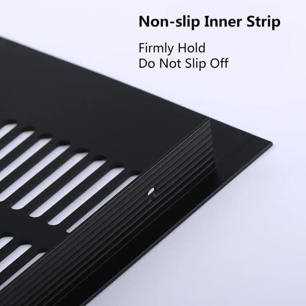 2 STK Rektangulær Ventilationsrist, Rektangulær Luftventil, Luftventil til Ideel Ventilation 80 × 3