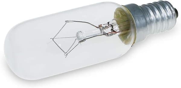 Pære til emhætte E14 40w, T25 230v Pære Varm hvid 2700k Dæmpbar, 4-pak