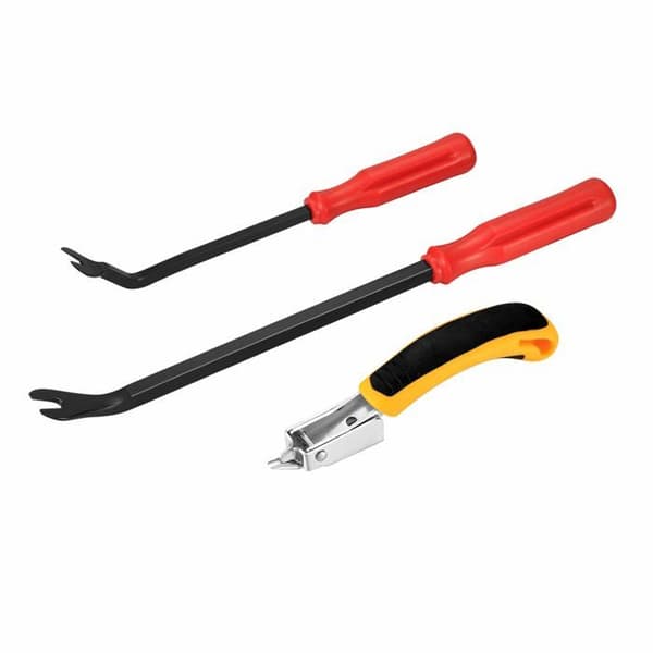 Spikerfjerner / møbeltrekker 3-pakning - Herdet stål - Ergonomisk håndtak - Multifunksjonell