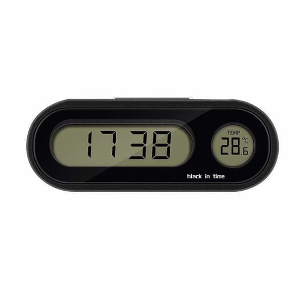 Bilklokke Termometer - Digital - Innebygd Termometer - LED Bakgrunnsbelysning