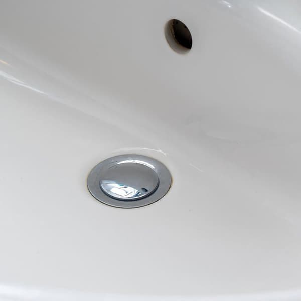 Badekarplugg Ø43 mm - Massiv messing - Silikonpakning - Justerbar høyde 32-52 mm