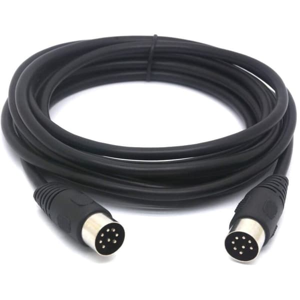 Tomost 8-bens han-til-han MIDI forlængerkabel til Bang & Olufsen B&O PowerLink BeoLab (1,5 m)