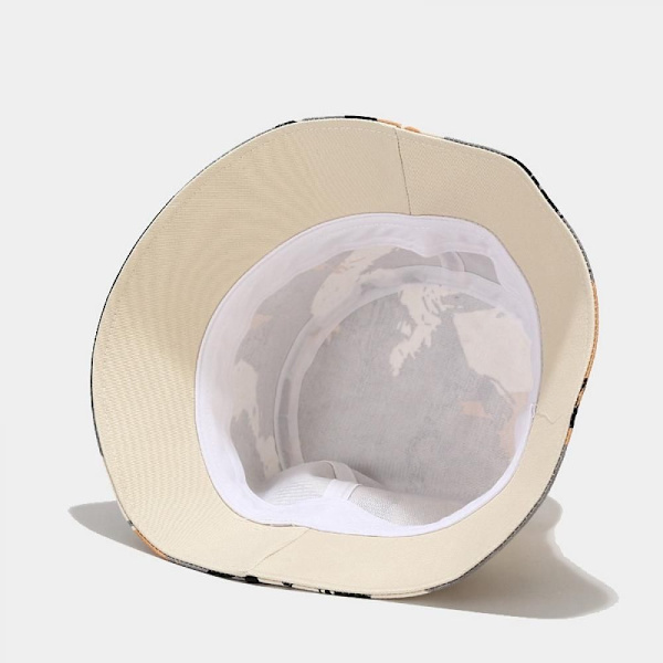 Leopard bøllehat til kvinder, moderigtigt vendbart design, pakbar trendy brun solhat