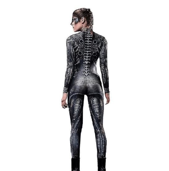 Naisten Halloween-asuprinttibody S S