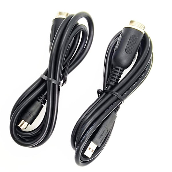 2 stk. DIN6 (1 stk.) + USB (1 stk.) kabeladapter til Thrustmaster Th8a-tilslutning Passer til Tssh Tssh+/ Gave (bedst)