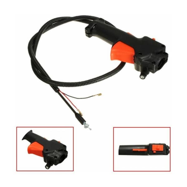 Klippebørste, Buskrydder, Kontrolhåndtag, Afbryder, Gas, Kabel