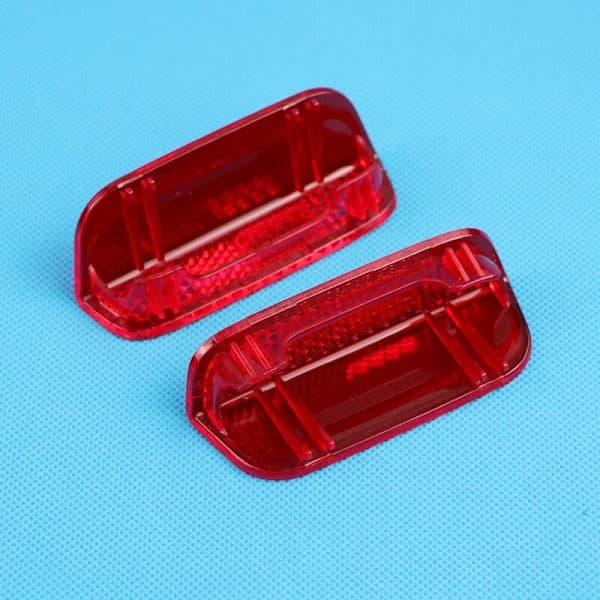 2 st inre dörrpanel lampa lins reflektor röd 1KD947419 passar för B6 B7 CC MK5 MK6 Golf MK6