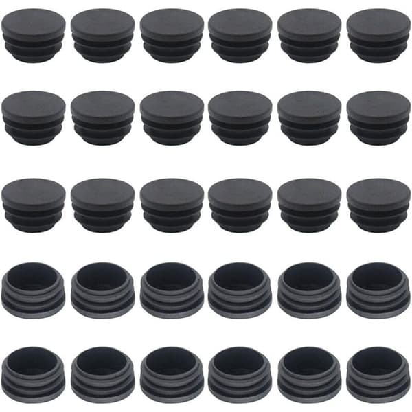 25 mm stolbenhetter, 50 stk, runde rørhetter, runde rørhetter, runde rørhetter, runde innstikkhetter, stolbenhetter, stolpehetter