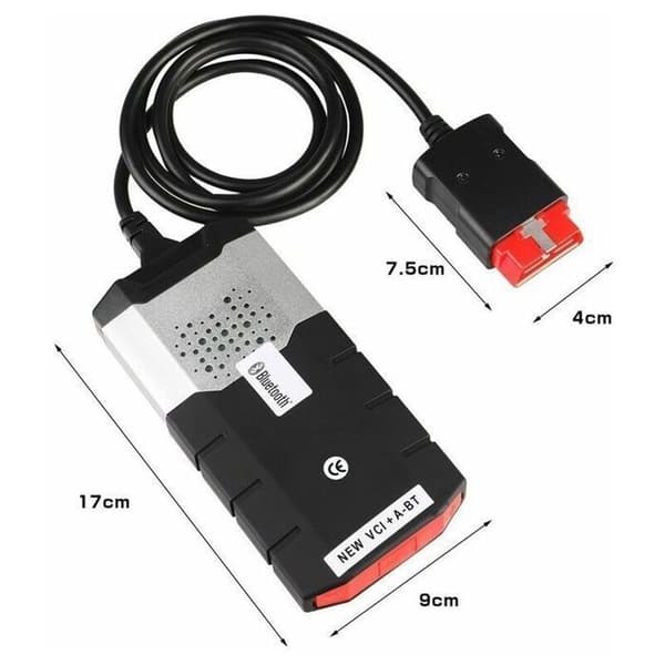 VCI VD DS150E CDP Pro til Delphi 2016.R0 med Bluetooth DS og Keygen OBD2 Diagnostisk Værktøj Aktivator Scanner Sort