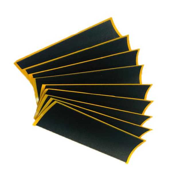 Sormilautagripteippi 12 kpl Musta 38x110 mm Musta 38x110 mm