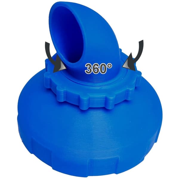 Returdyse, Pool returdyse, 38/32 mm indløbsdyse, Pool dyse, Pool indløbsdyse, til standard pool indløbsdyse, justerbart dysehoved