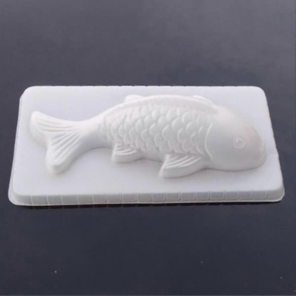 Fiskformad non-stick kakform Kryofylaktisk plast köksbakform M M