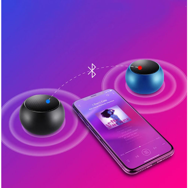 Bluetooth-højttaler, lille trådløs Bluetooth-højttaler, mini Enh