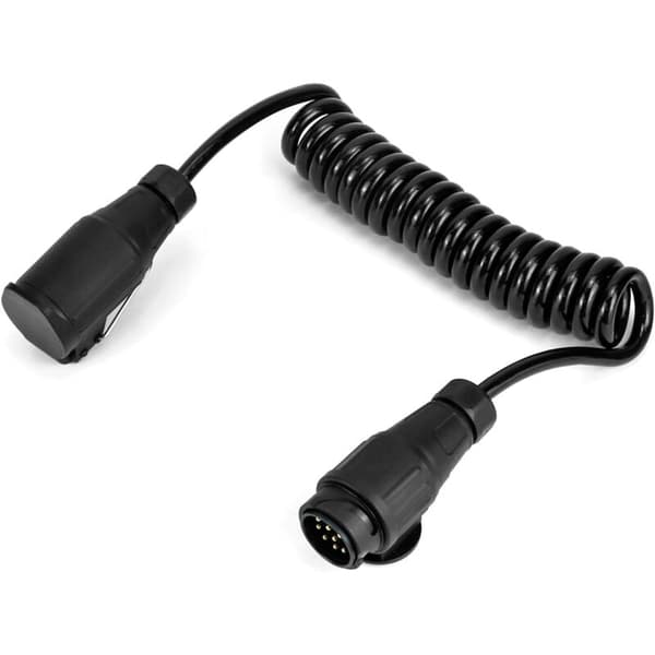 3-meter forlængerkabler til trailere - 13 til 13-polet trailerstikadapter - til campingvogn, lastbil, autocamper, traktor