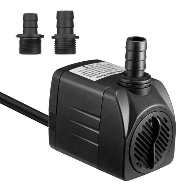 1500L/H Dränkbar Vattenpump - 25W - Ultratyst - 400 gph Flödeshastighet