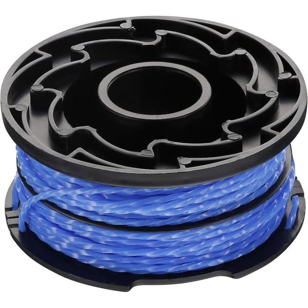 Pakke med 3 spoler med 1,5 mm (2 x 6 m) A6441X3-XJ trimmertråd for BLACK+DECKER gresstrimmere - Automatisk trådmating
