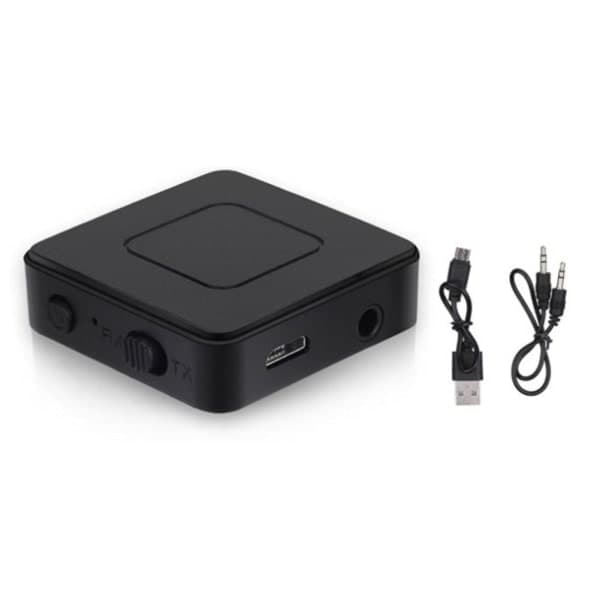 Bluetooth 5.0 mottaker sender trådløs lydadapter 3,5 mm