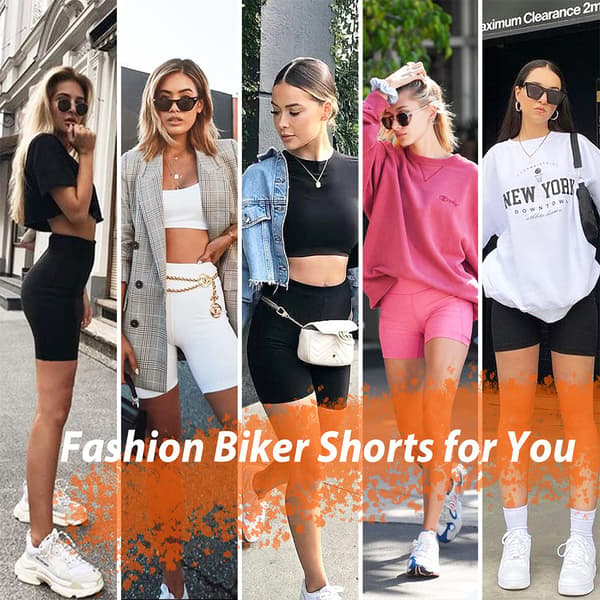 Yogashorts för kvinnor Sidoficka Hög midja Träningsbyxor Underkläder Mörkgrå S Deep Grey S