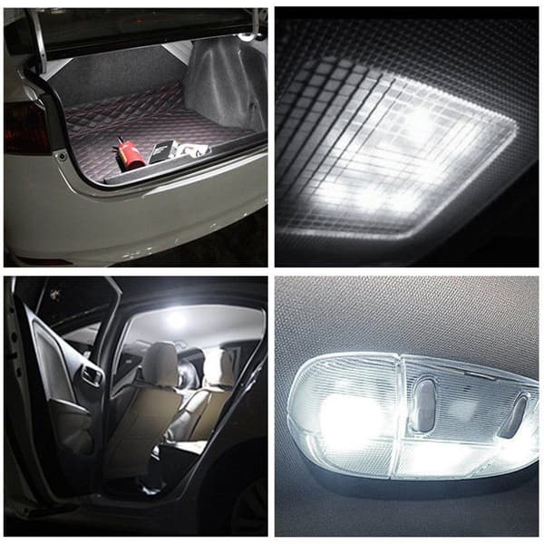 LED-pære C5W - 42mm - 6000K (x4) - Feilfri